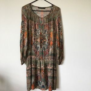 Boho chic patterned mni